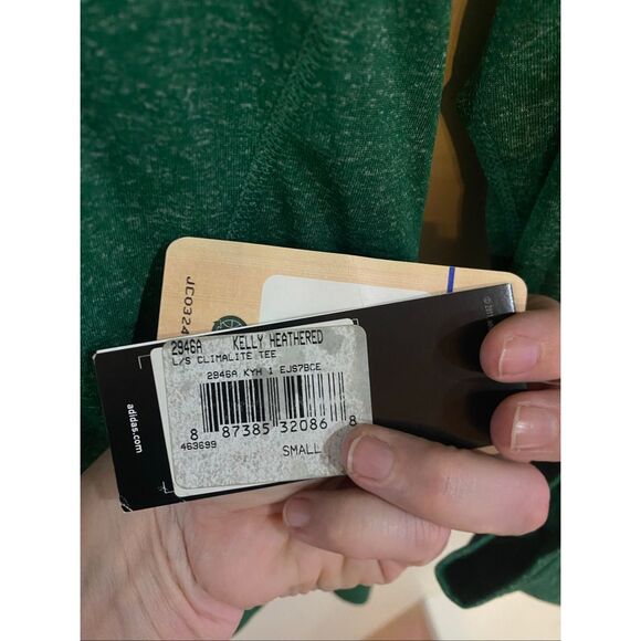 Adidas Climalite Small NWT Boston NBA Kelly Heathered green - Picture 6 of 6